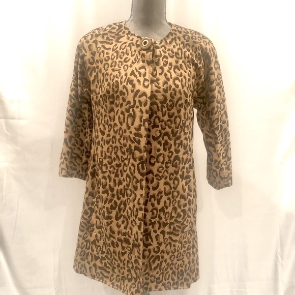 Cabi Carol Anderson Estate Leopard Print Jacket. Size XS. - Picture 2 of 5